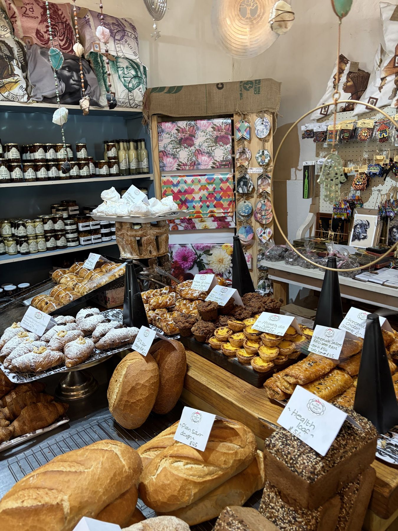 The bakery counter